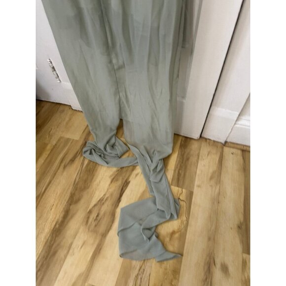 House of Brides Strapless Sage Green Gown (Approx. Size 6-8) - Picture 3 of 12